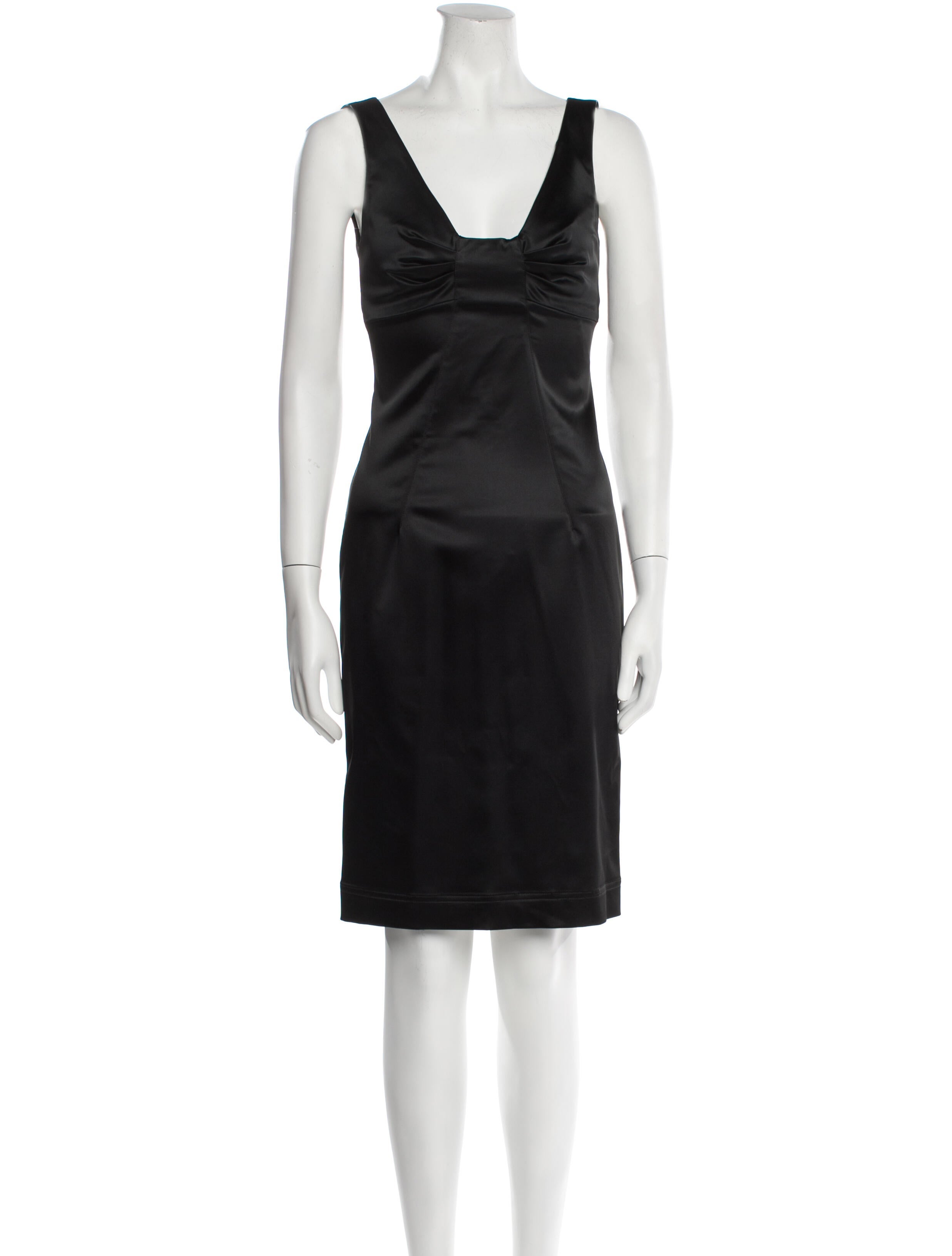 D&G Square Neckline Knee-Length Dress