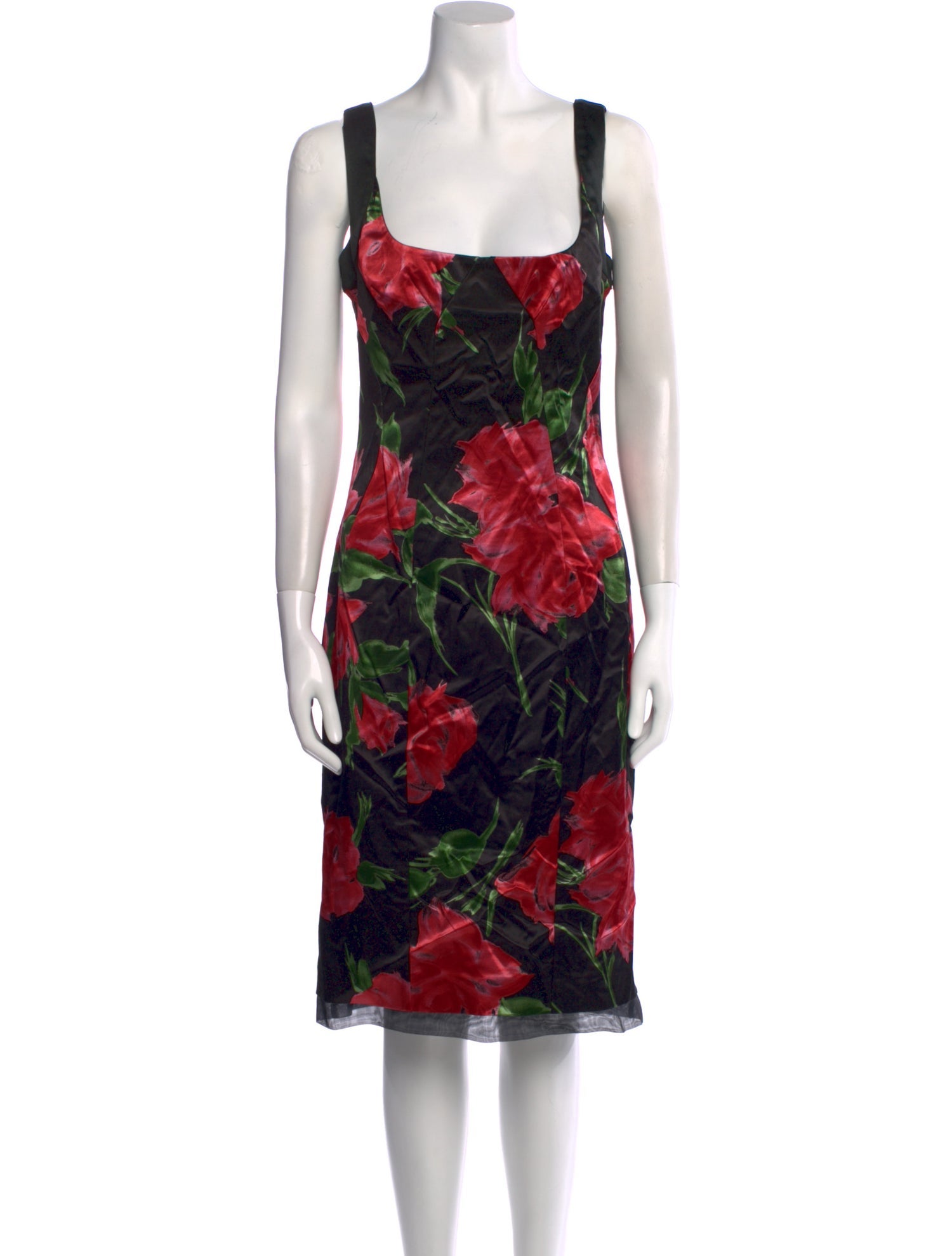 D&G Floral Print Knee-Length Dress