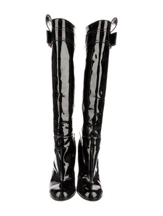 D&G Patent Leather Boots