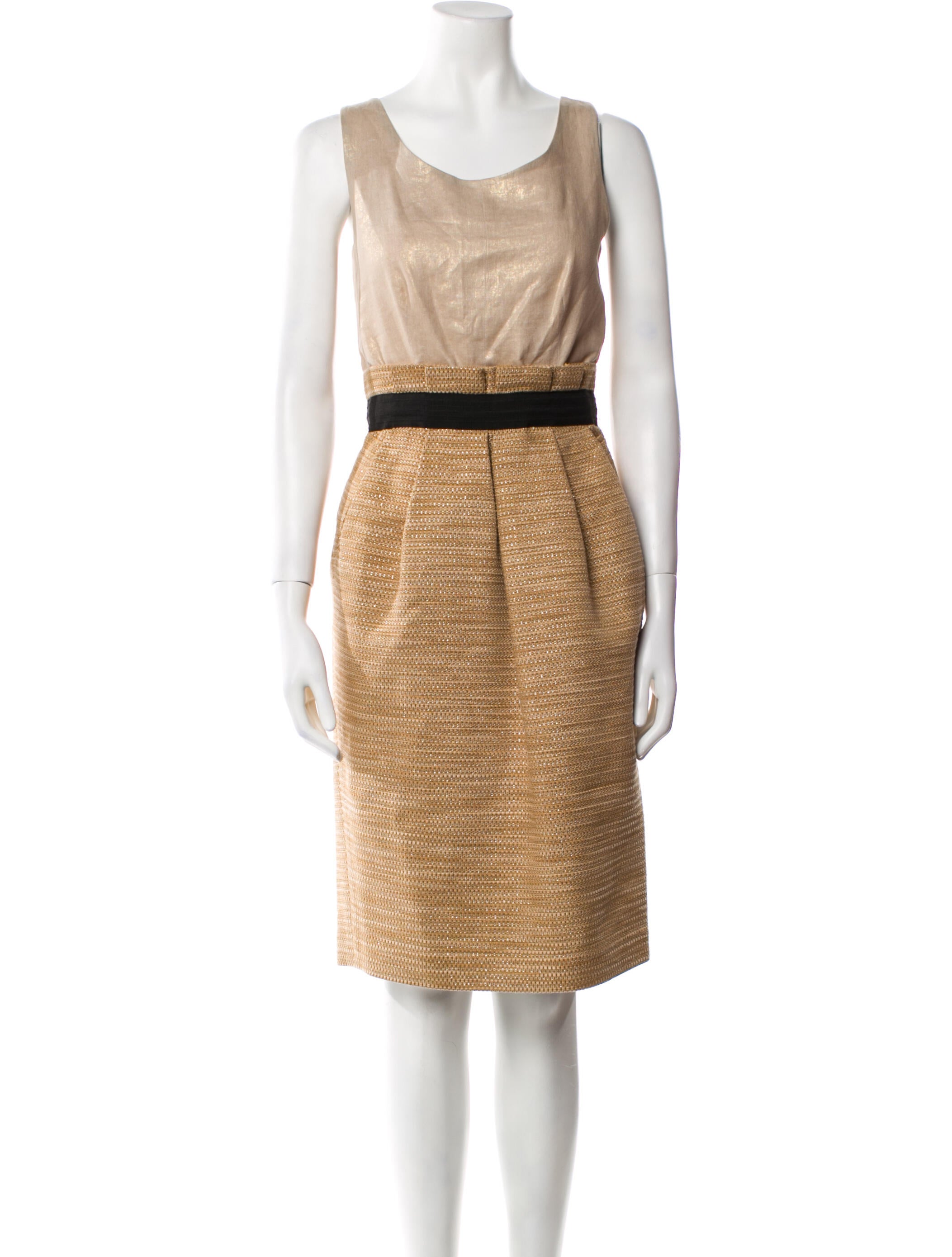 D&G Scoop Neck Knee-Length Dress