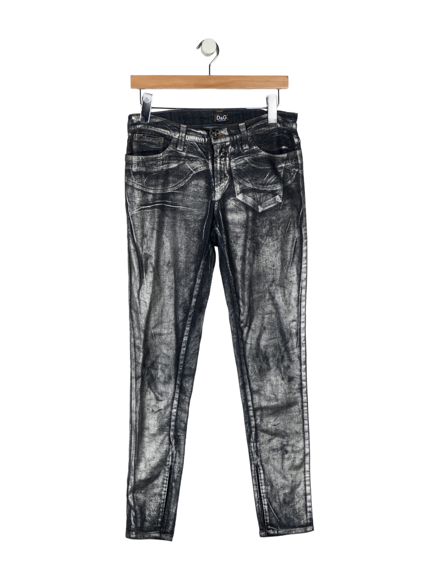 D&G Low-Rise Skinny Leg Jeans