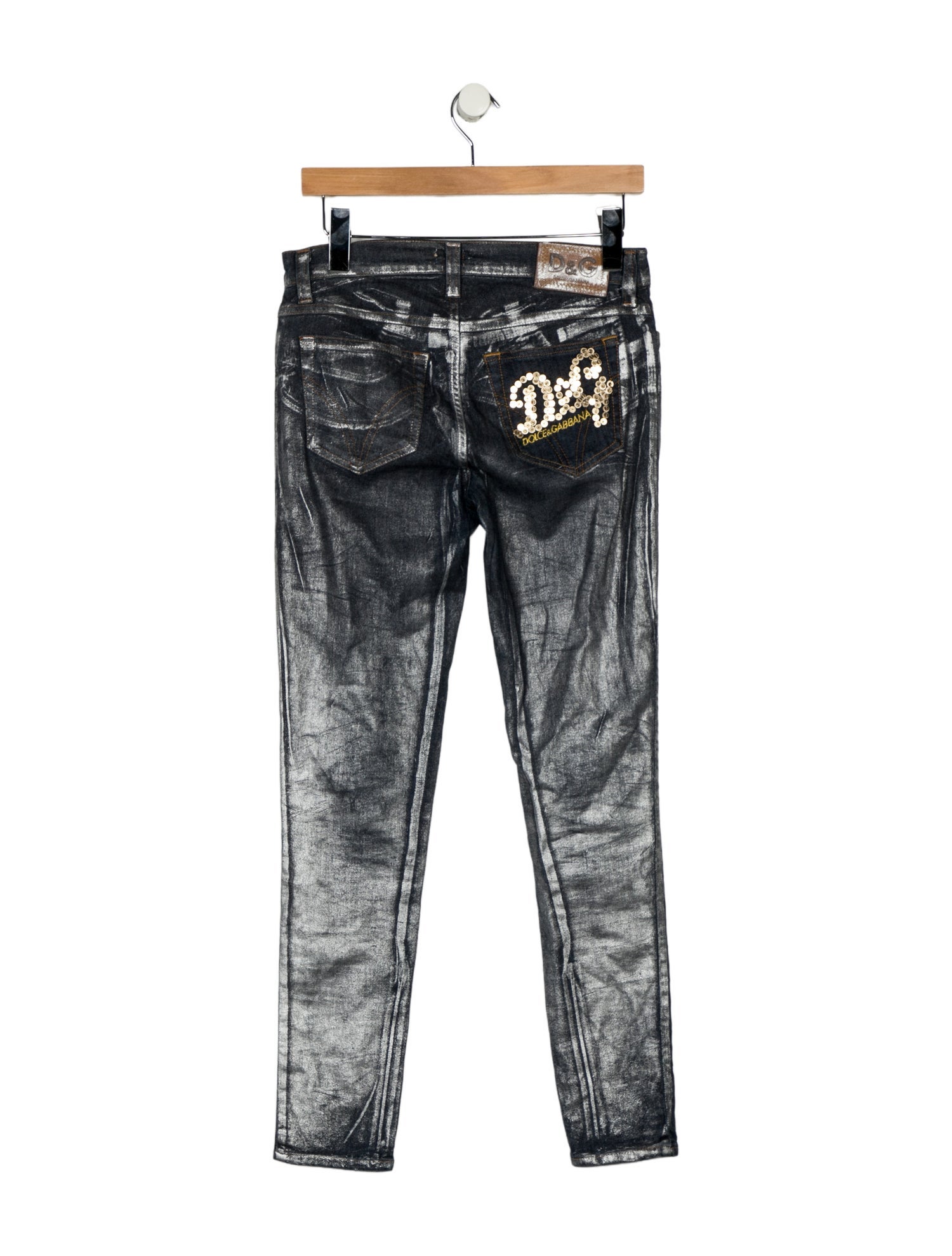 D&G Low-Rise Skinny Leg Jeans