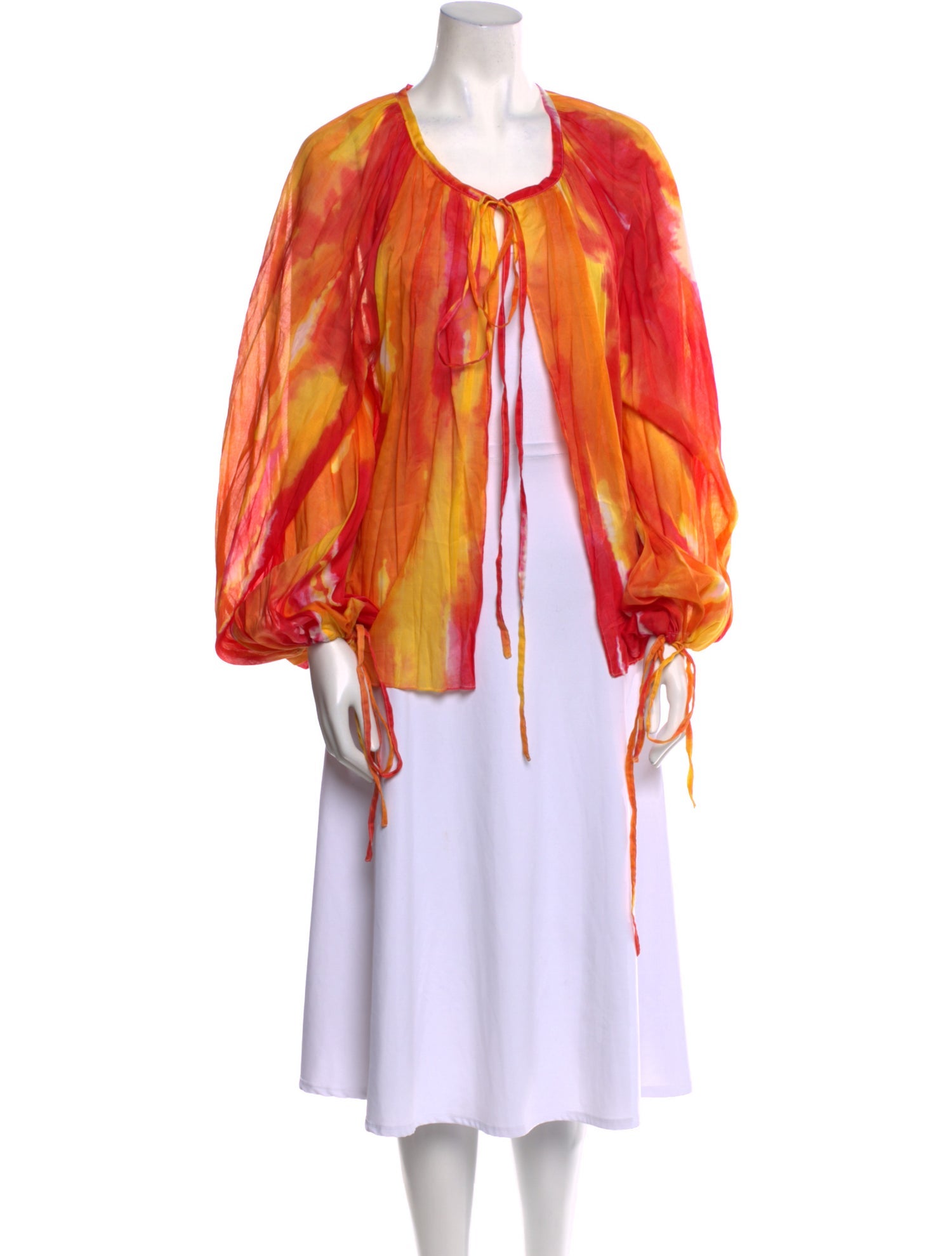 D&G Printed V-Neck Blouse