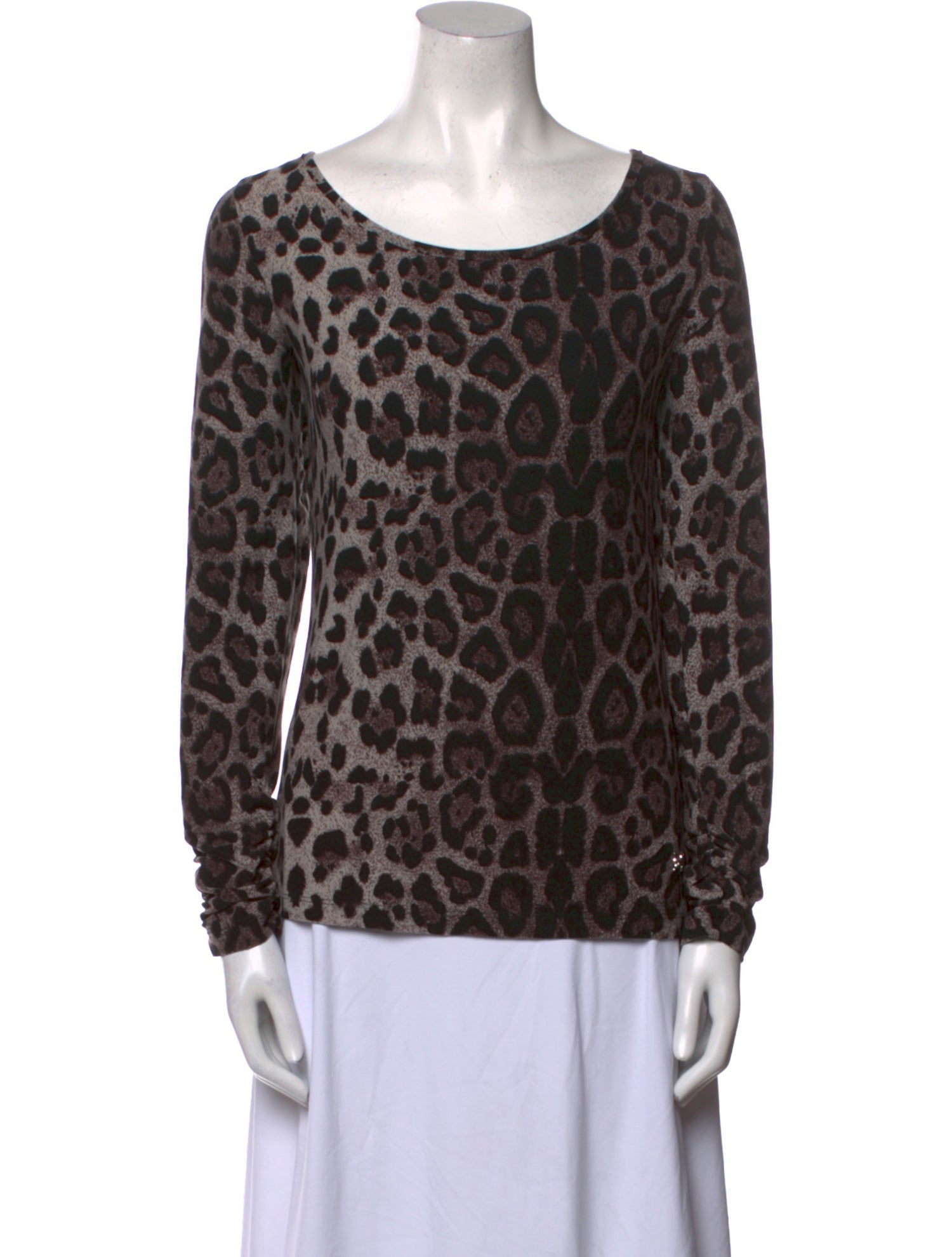 D&G 2000's Animal Print Blouse