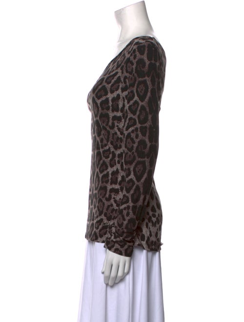 D&G 2000's Animal Print Blouse