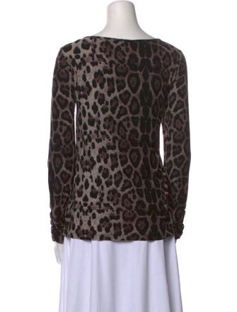 D&G 2000's Animal Print Blouse