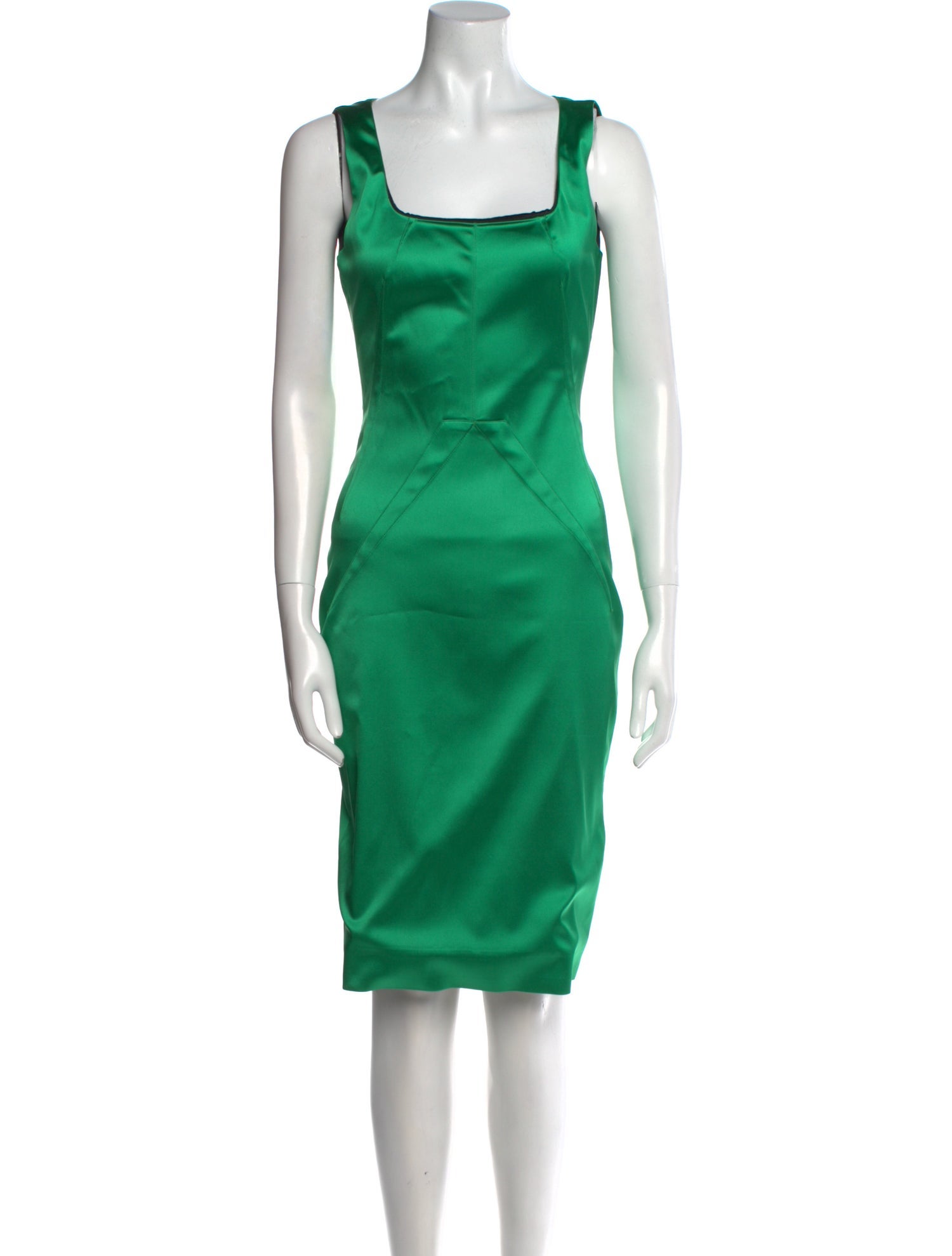 D&G Square Neckline Knee-Length Dress