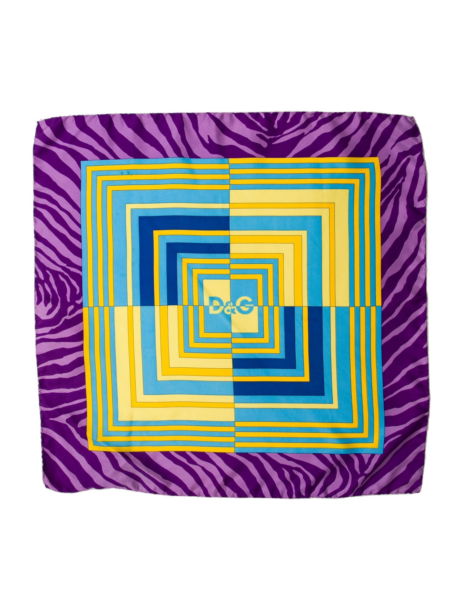 D&G Silk Printed Scarf