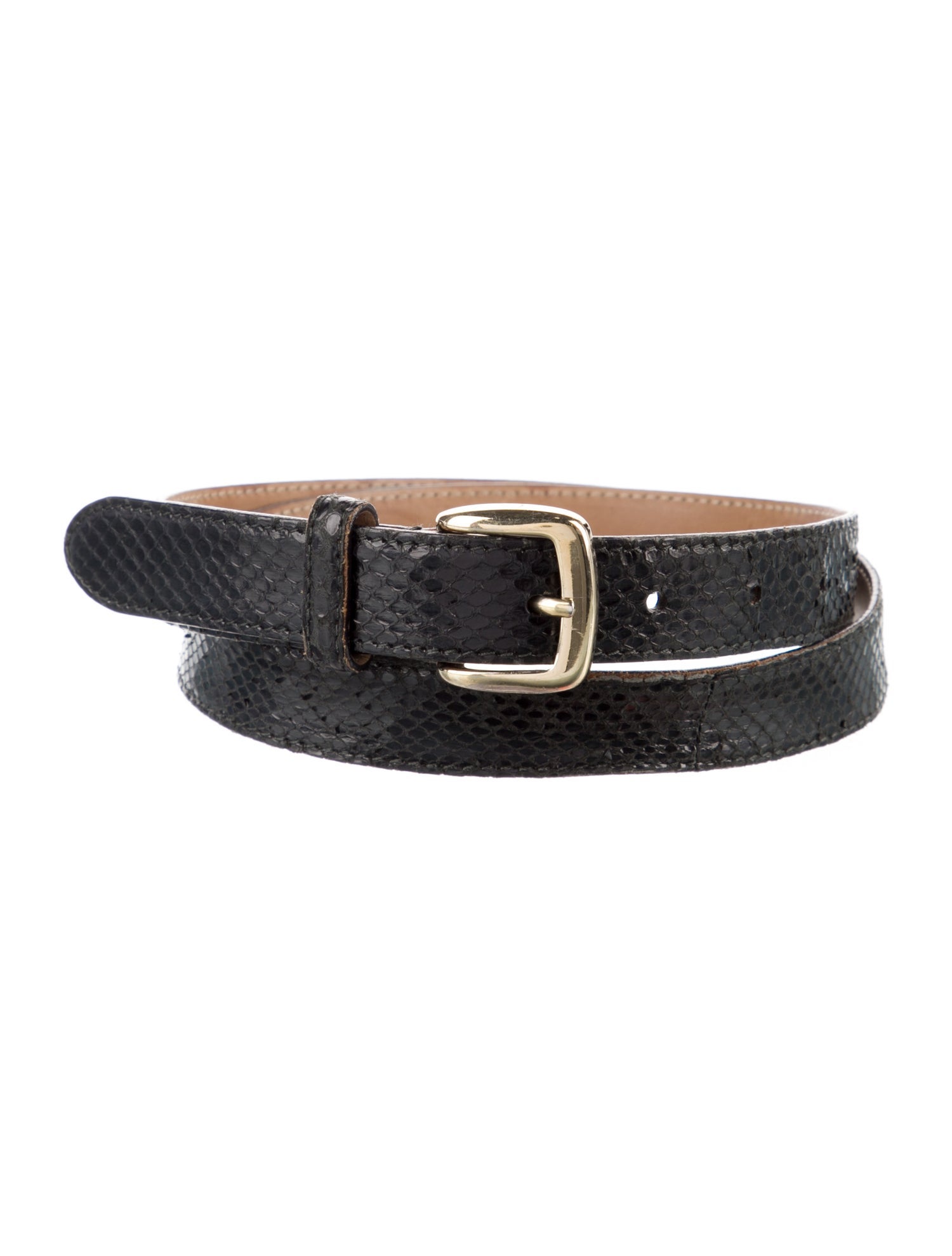 D&G Skinny Leather Belt