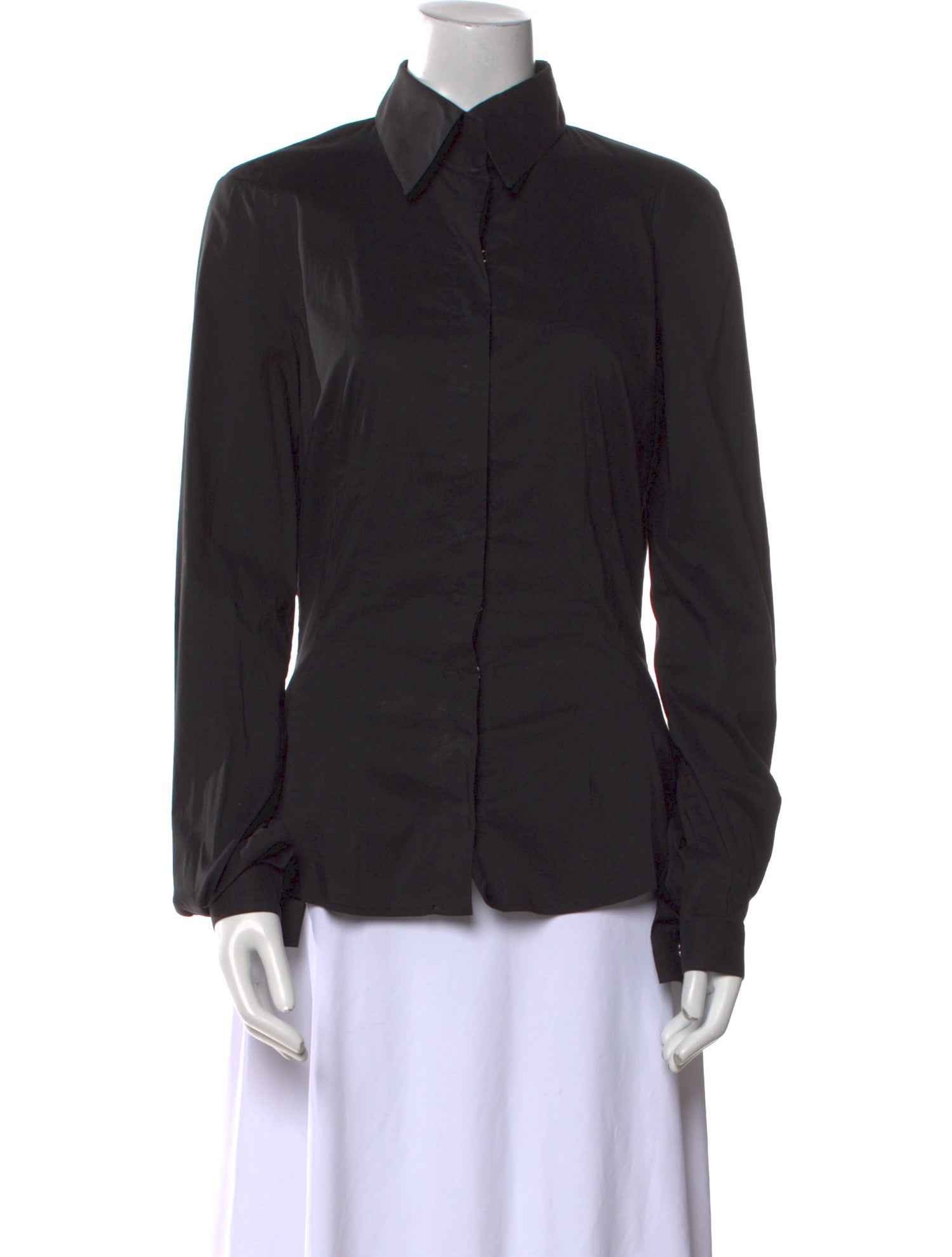 D&G Long Sleeve Button-Up Top