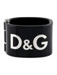 D&G Resin Logo Cuff Bracelet