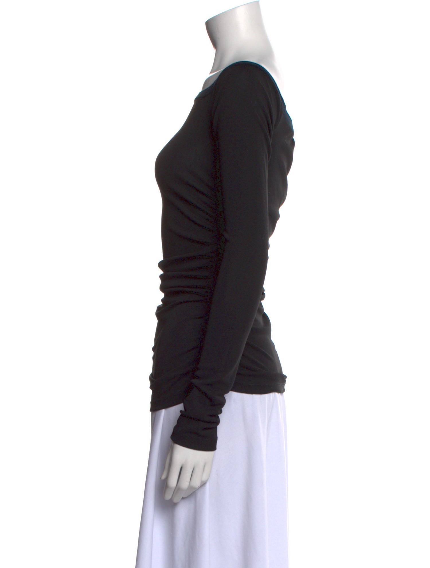 D&G Square Neckline Long Sleeve Top