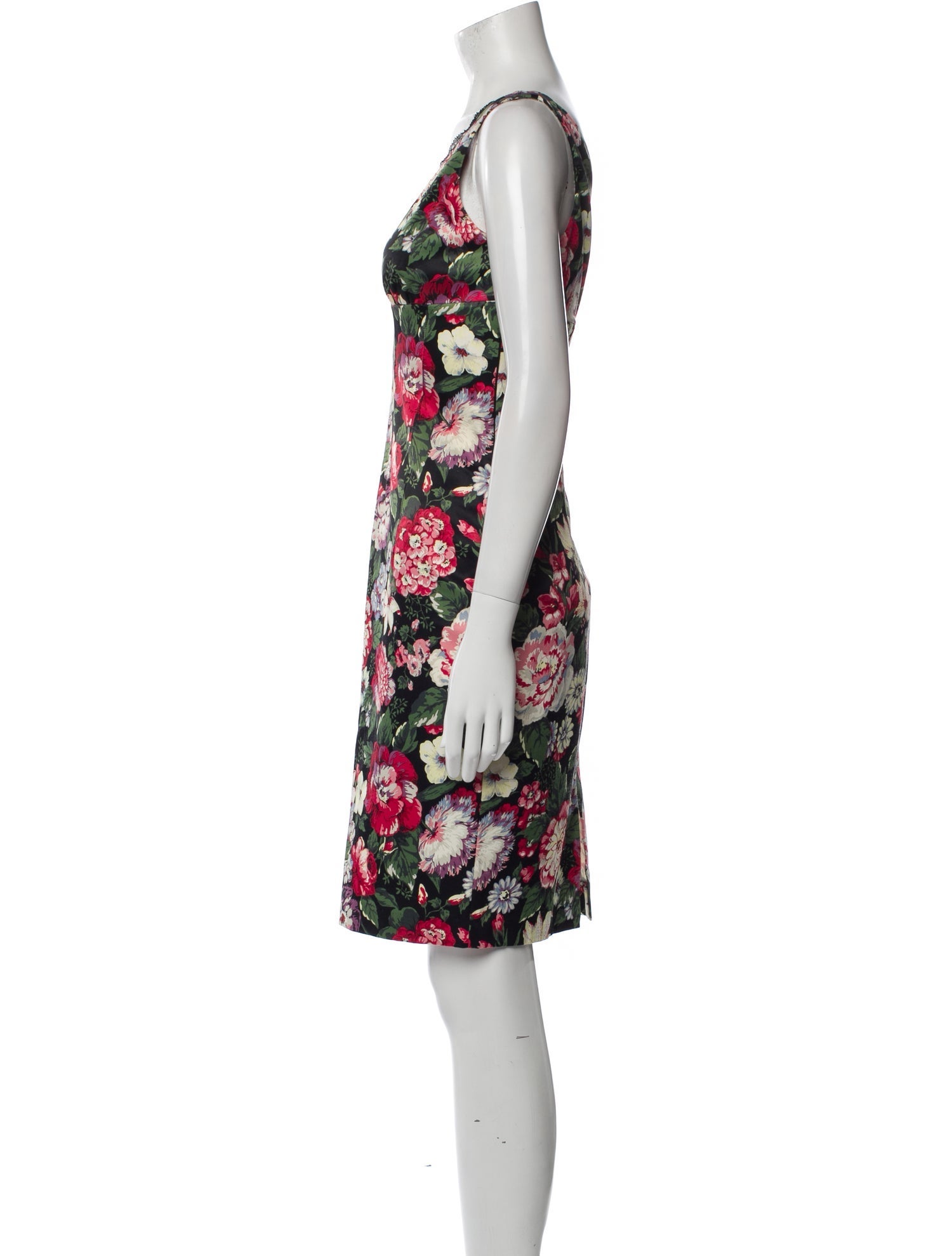 D&G Floral Print Knee-Length Dress