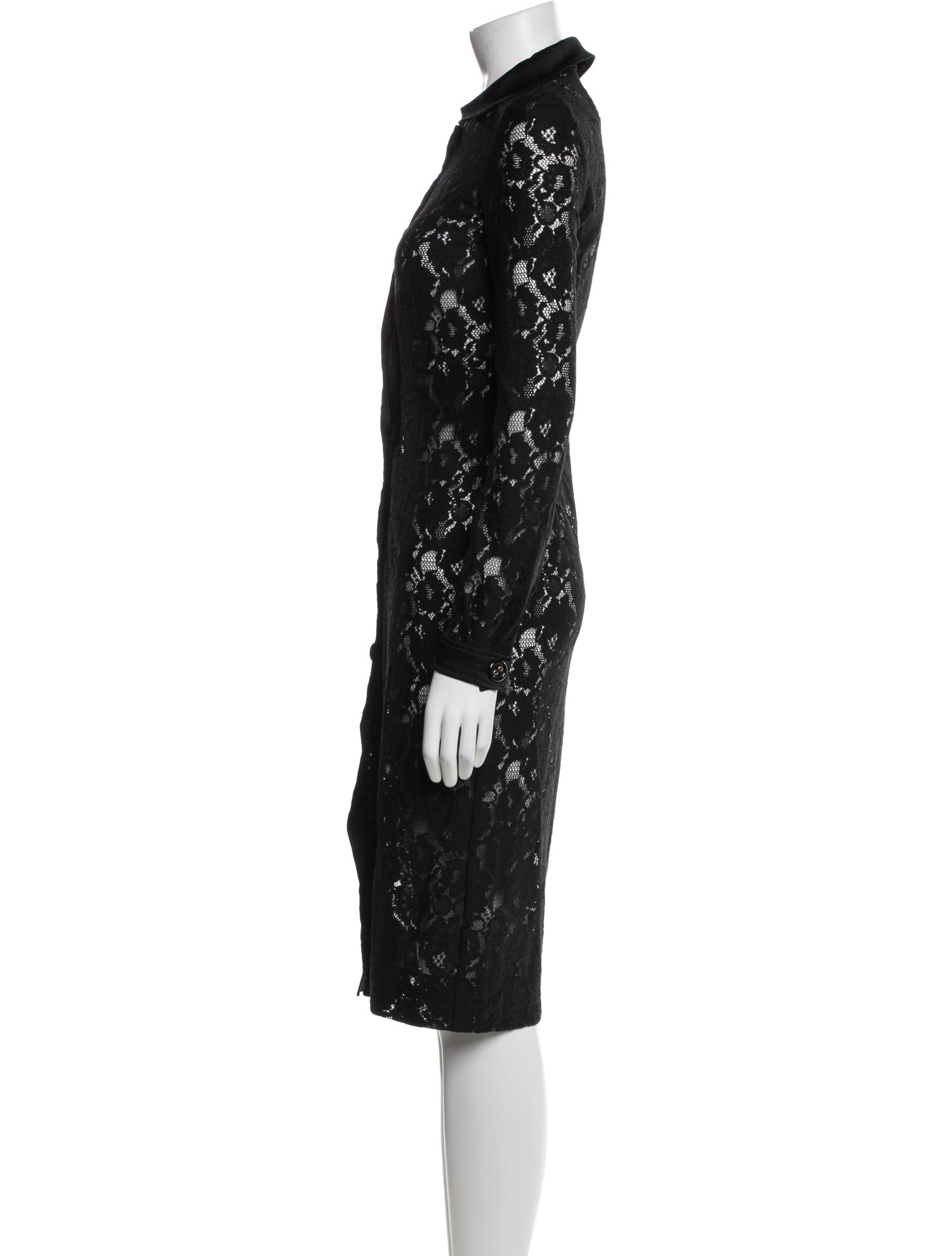 D&G Lace Pattern Knee-Length Dress