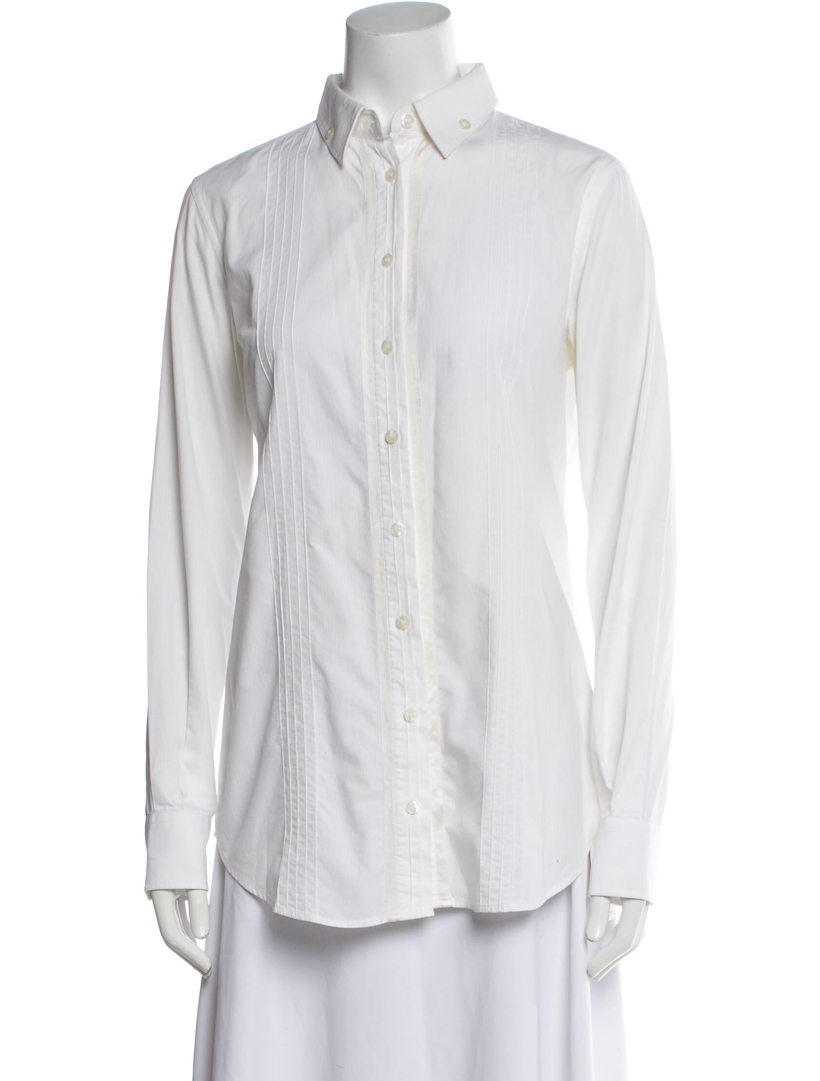 D&G Long Sleeve Button-Up Top