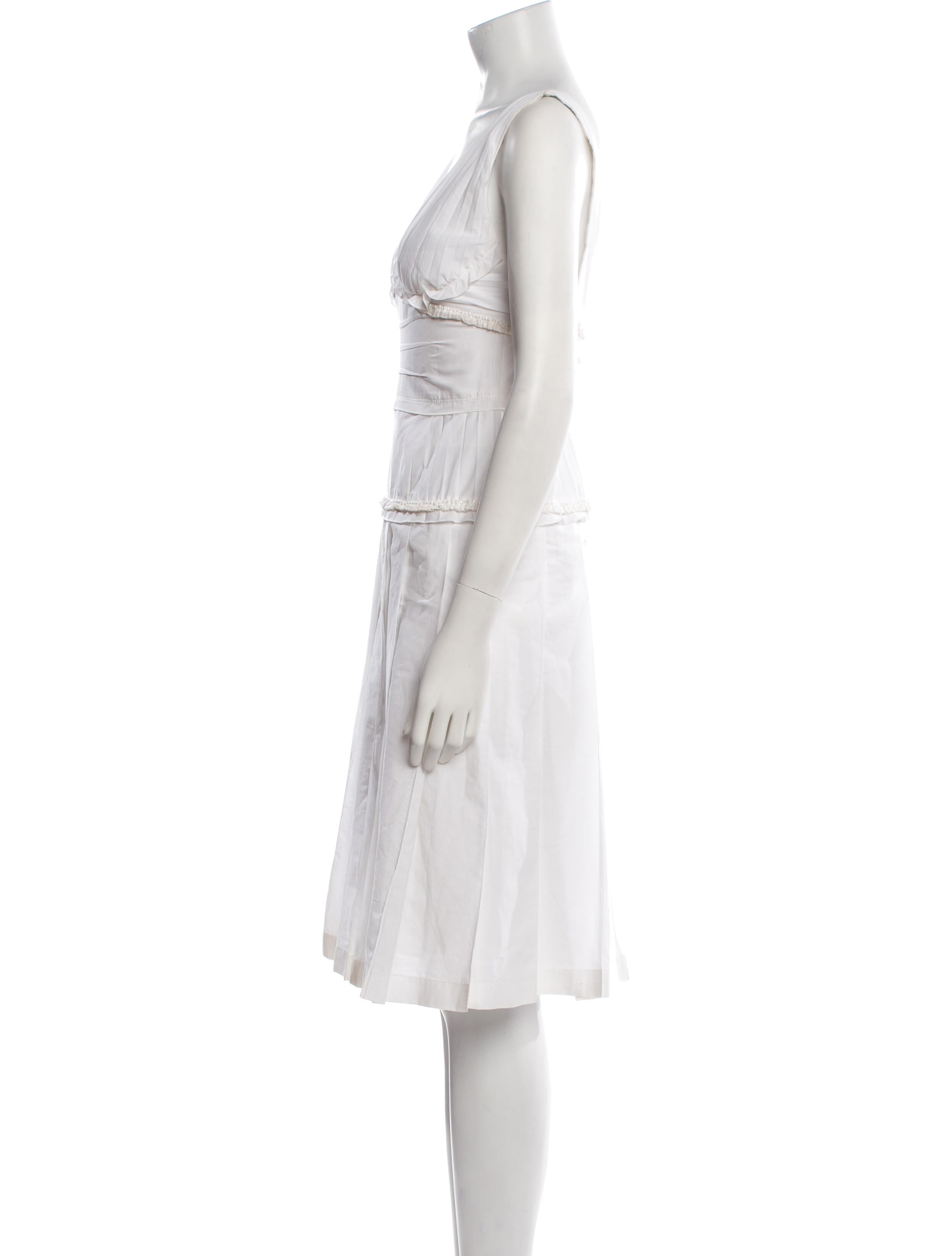 D&G V-Neck Knee-Length Dress