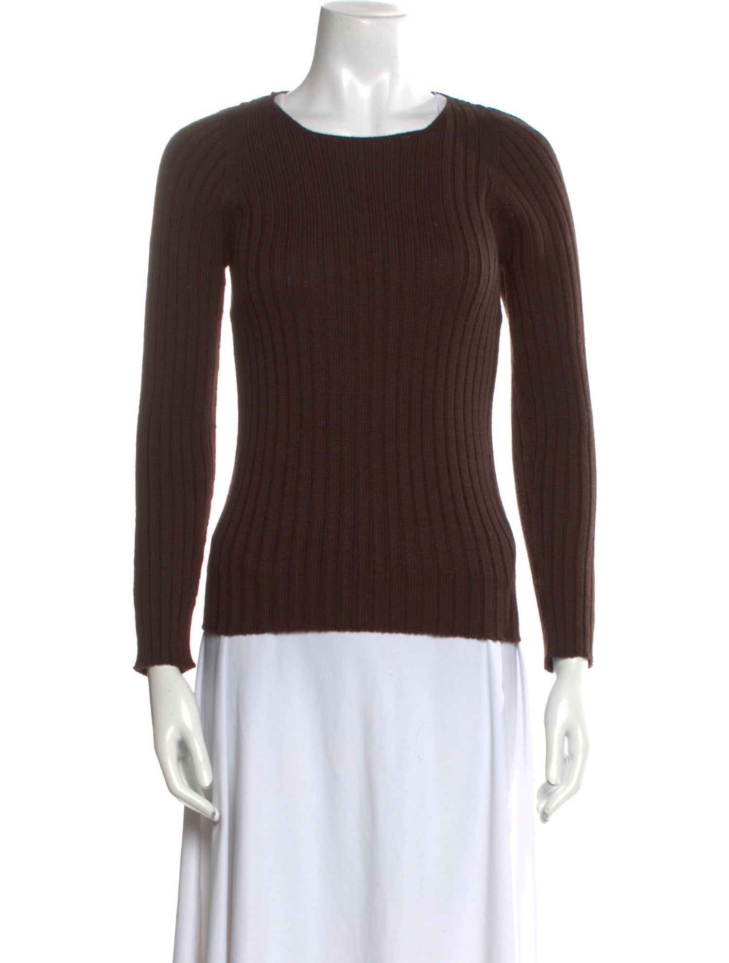 D&G Merino Wool Scoop Neck Sweater