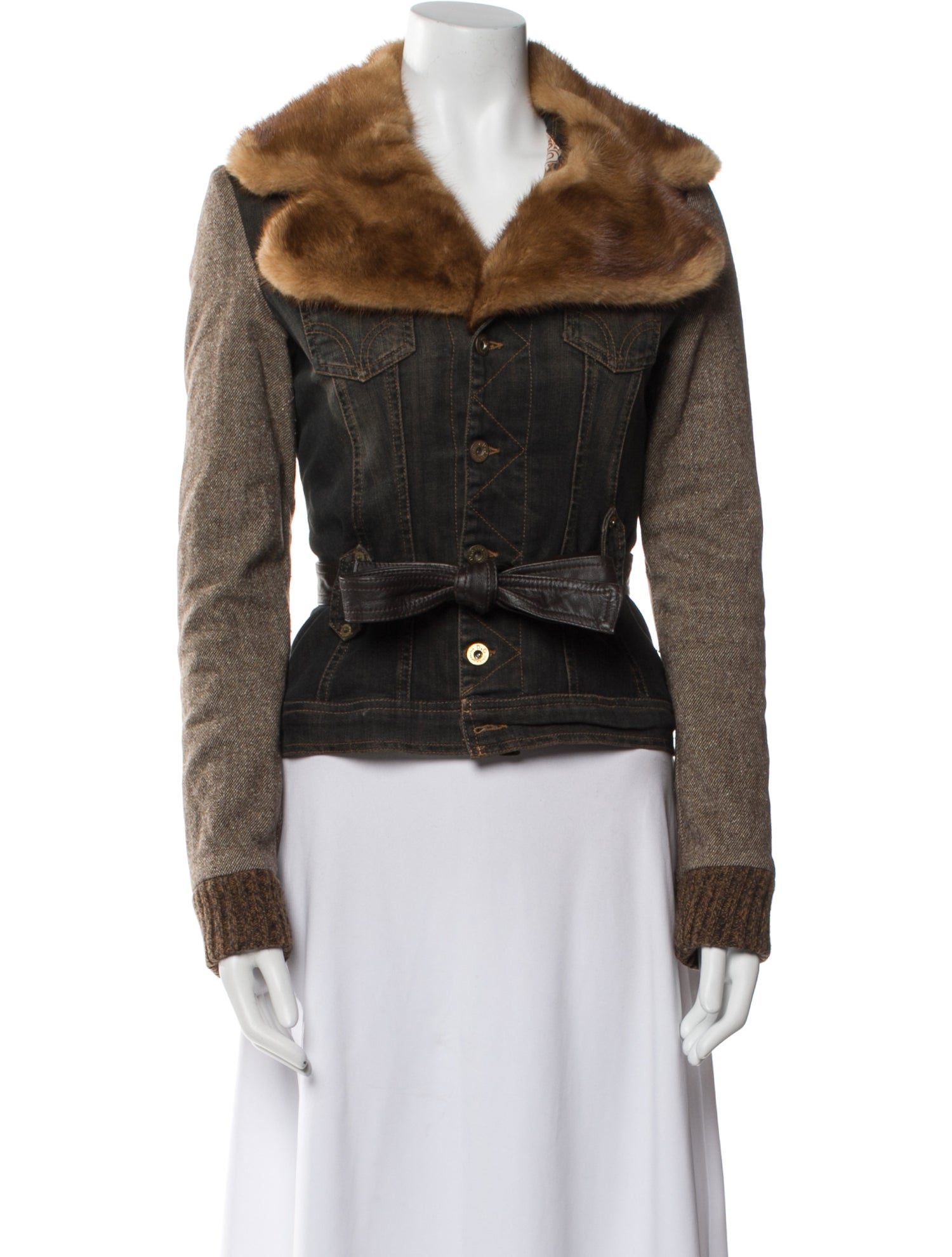 D&G Vintage 2000's Fur Jacket