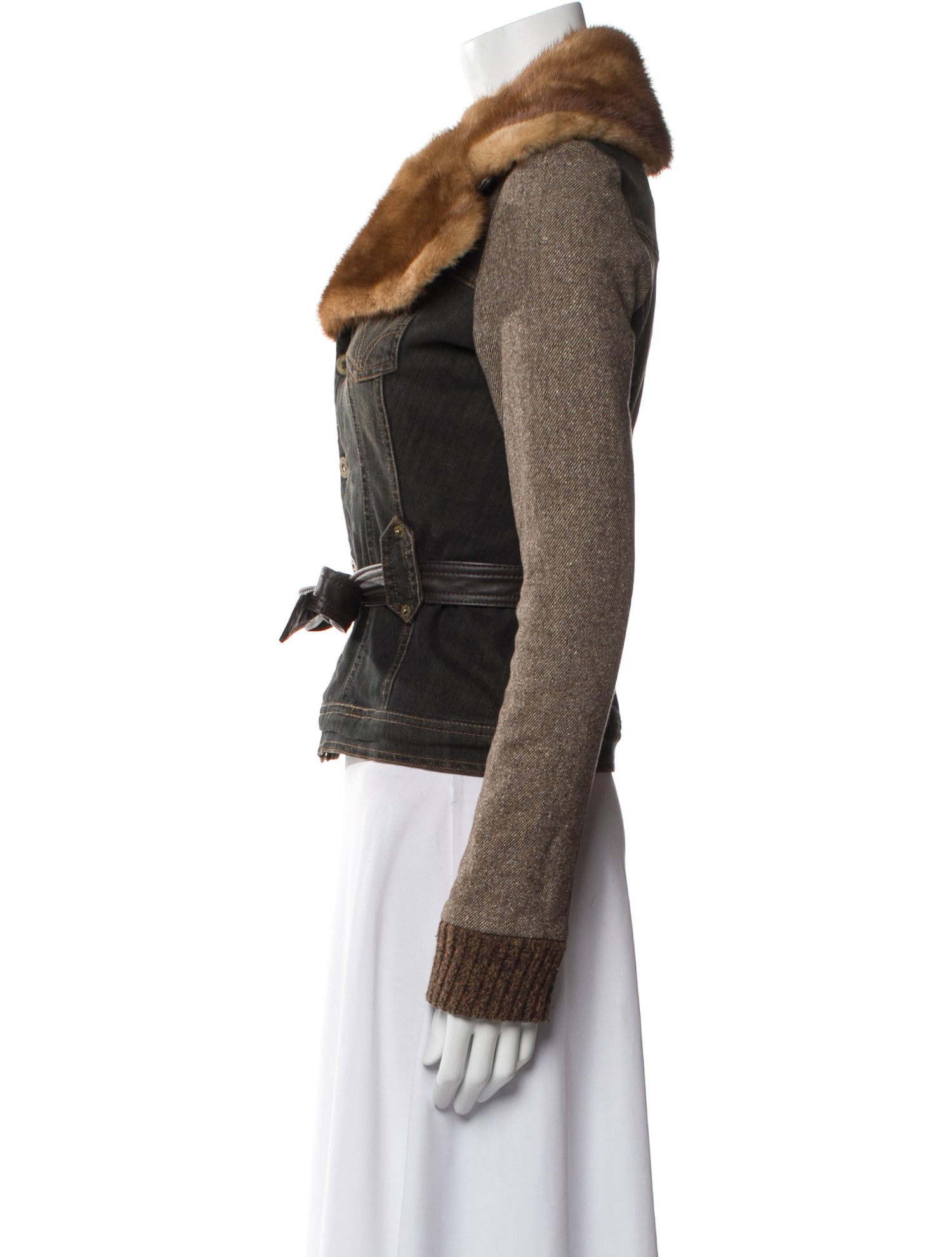 D&G Vintage 2000's Fur Jacket