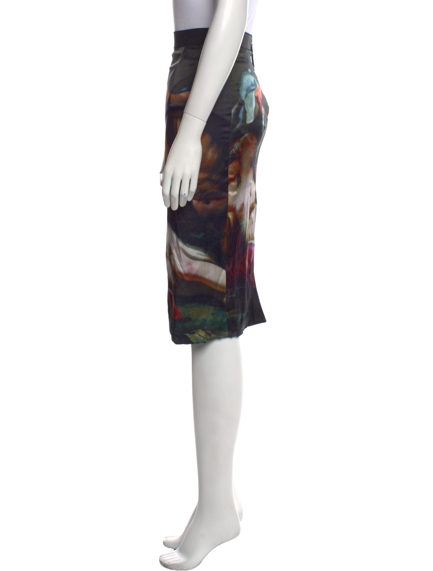 D&G Silk Knee-Length Skirt