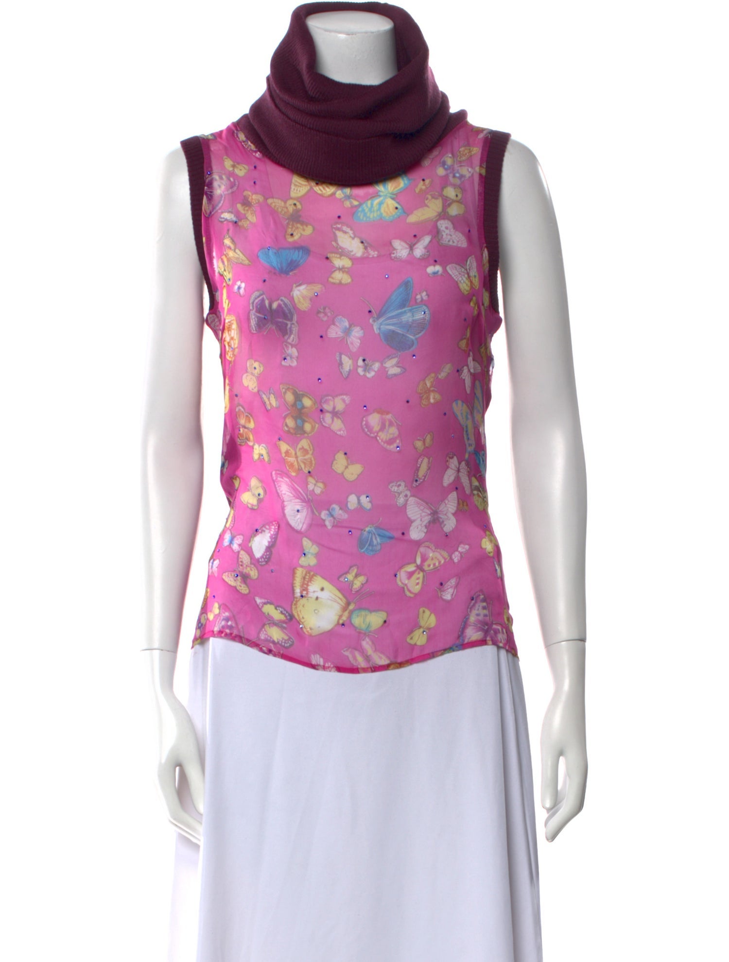 D&G Vintage Floral Print Top