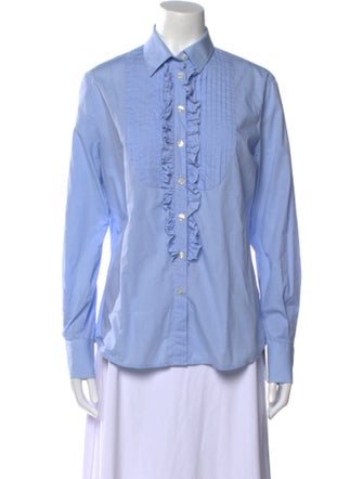 D&G Long Sleeve Button-Up Top