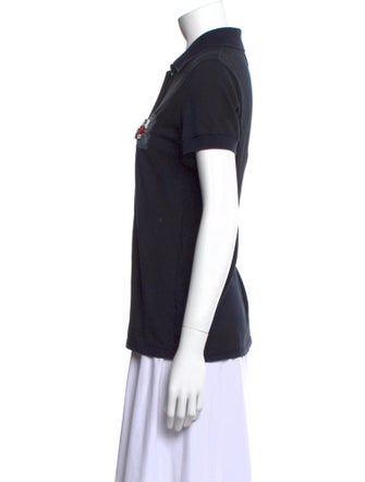 D&G Graphic Print Short Sleeve Polo