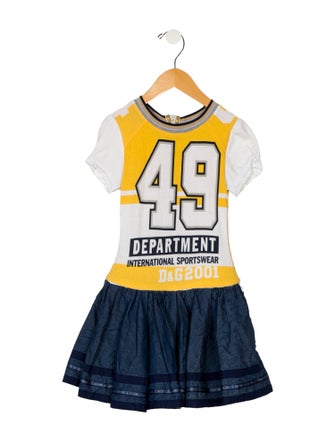 D&G kid girls multicolored dress