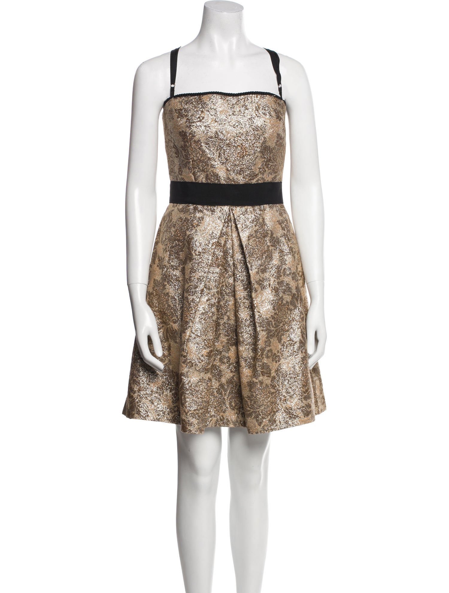D&G Lace Pattern Mini Dress