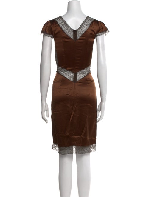 D&G V-Neck Knee-Length Dress