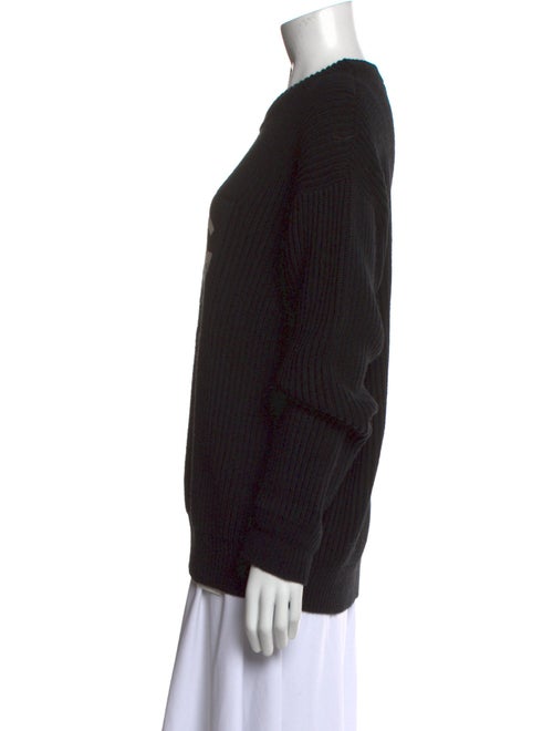 D&G Virgin Wool Graphic Print Sweater