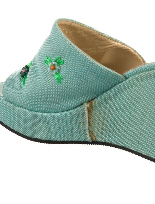 D&G Floral Print Slides