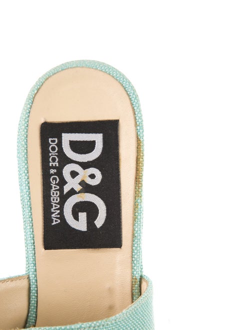 D&G Floral Print Slides