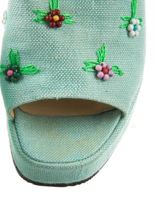 D&G Floral Print Slides