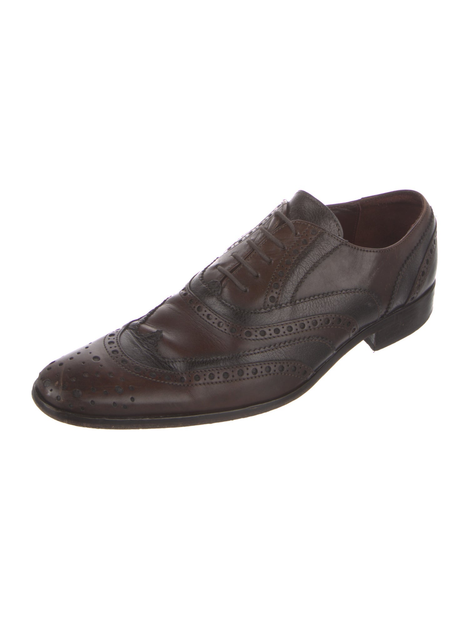 D&G Leather Lasercut Accents Brogues