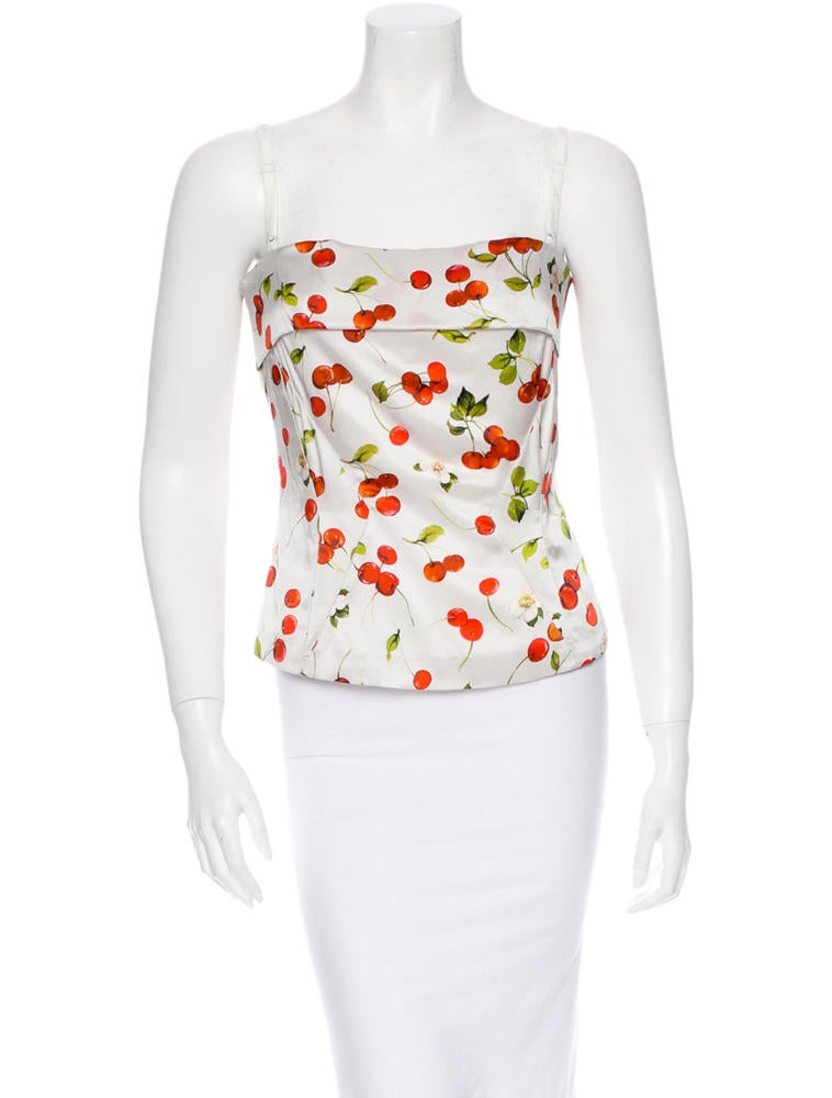 D&G Cherry Print Top