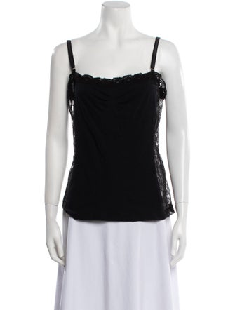 D&G Square Neckline Sleeveless Top
