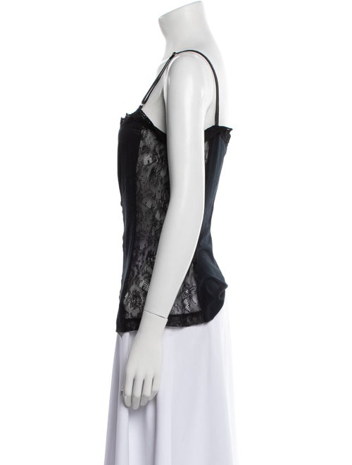 D&G Square Neckline Sleeveless Top