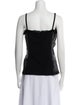 D&G Square Neckline Sleeveless Top