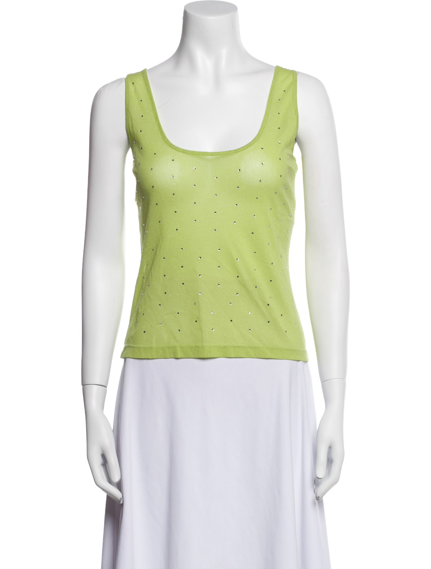 D&G Scoop Neck Sleeveless Top