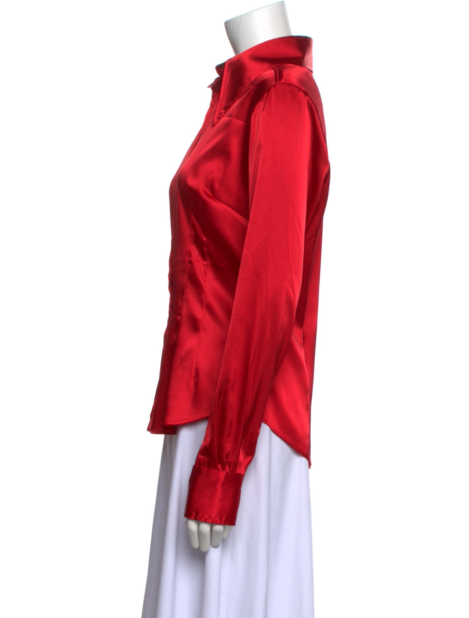 D&G Long Sleeve Button-Up Top