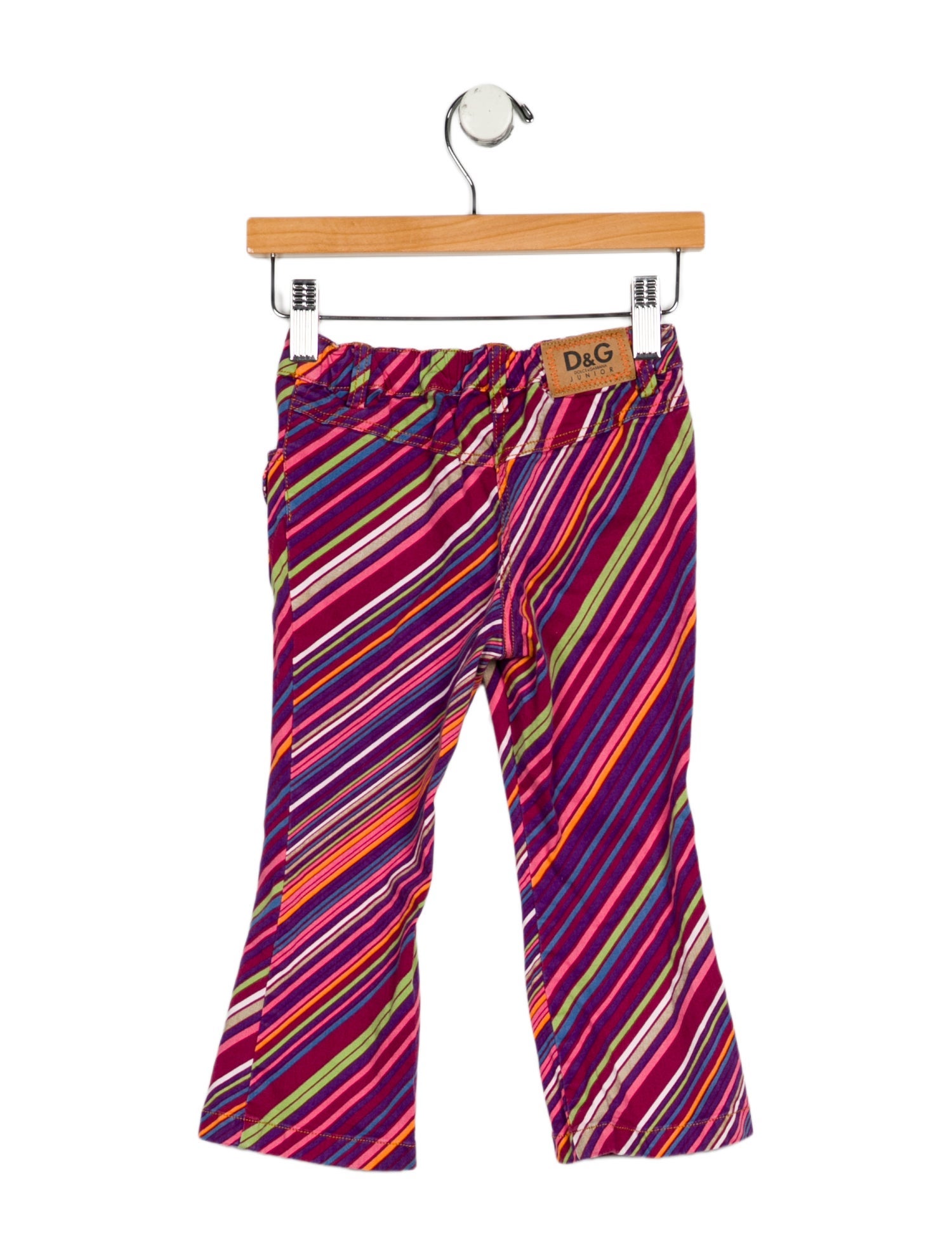 D&G Girls Striped High Waisted Pants