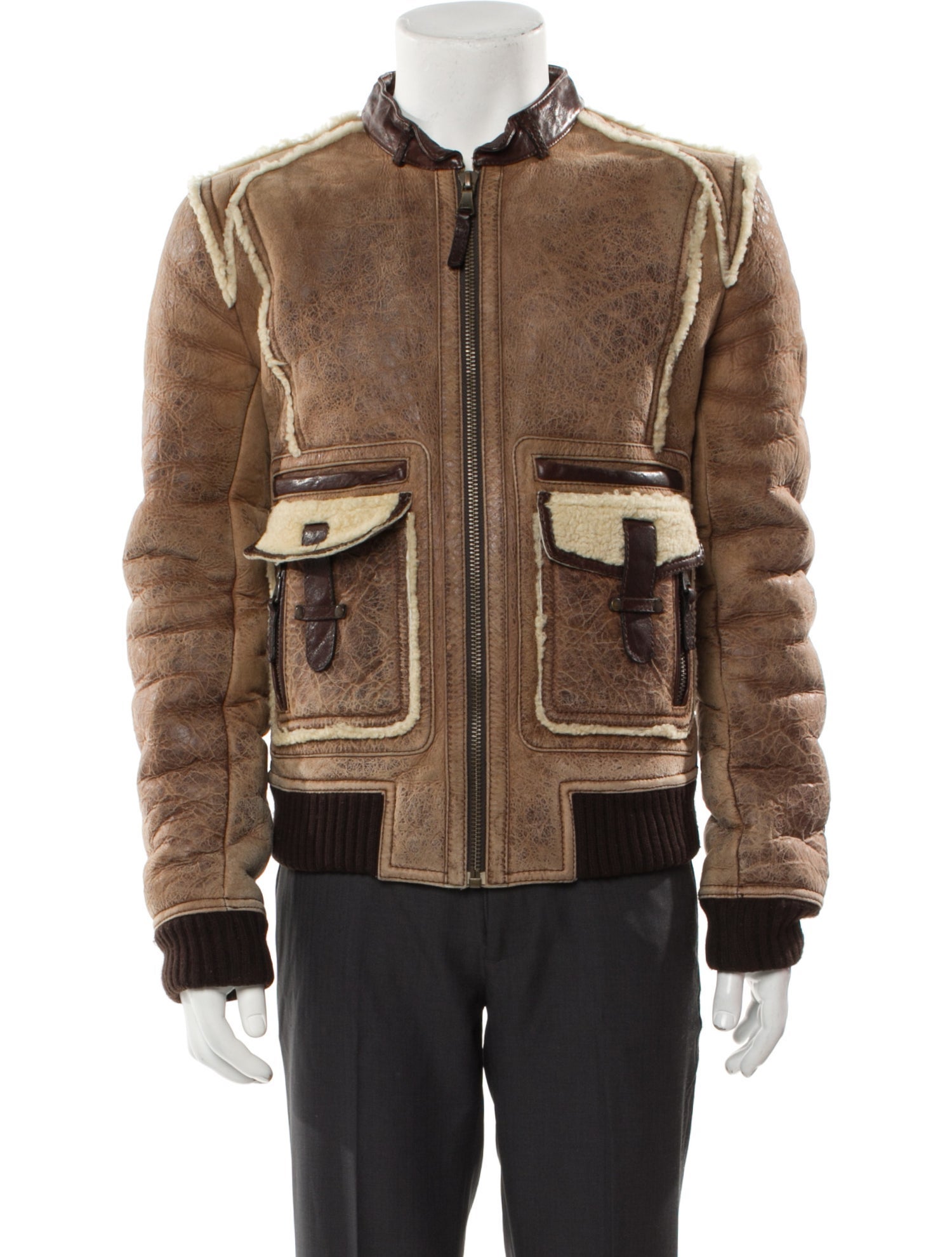 D&G Late 2000's - Early 2010's Shearling Jacket
