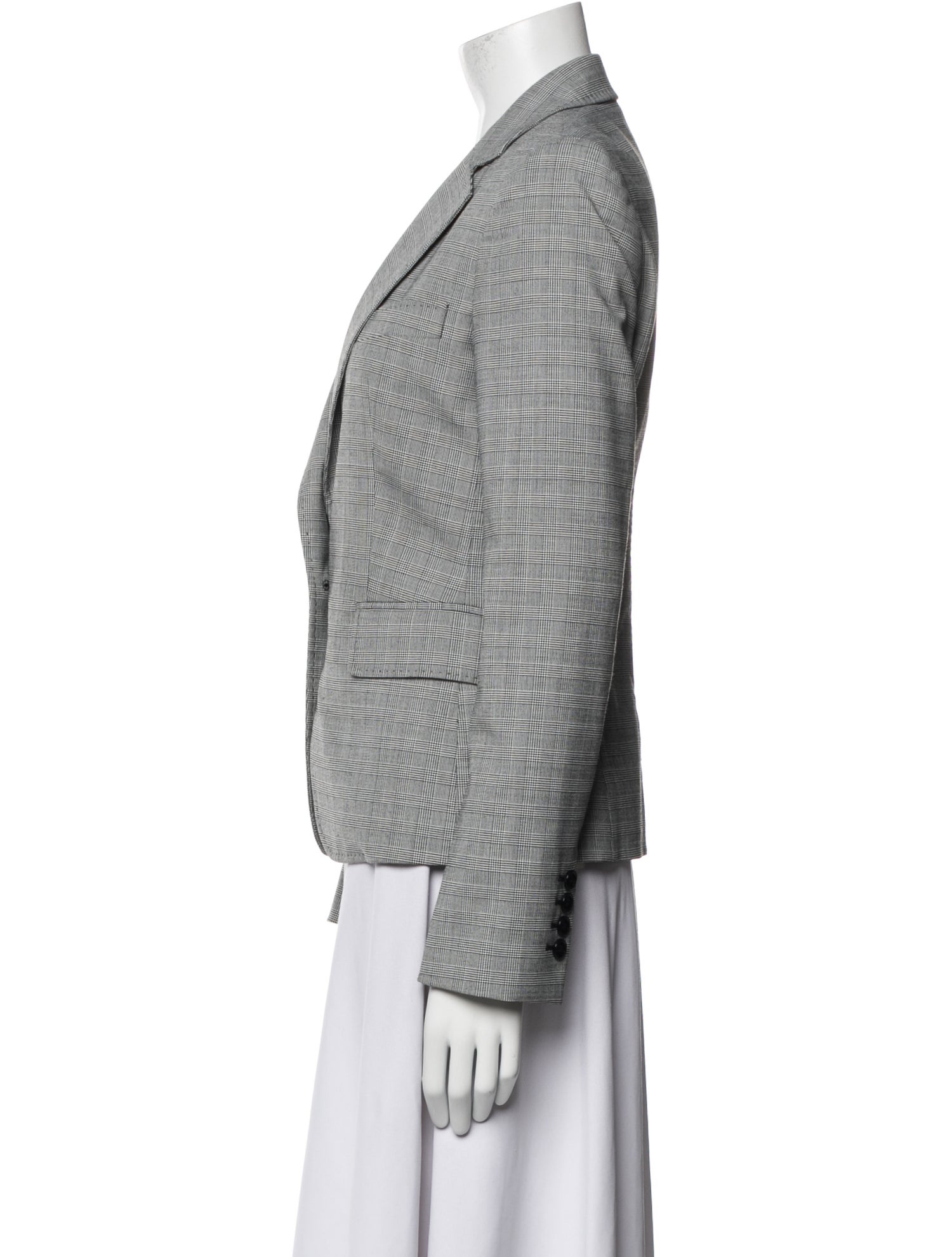 D&G Plaid Print Blazer