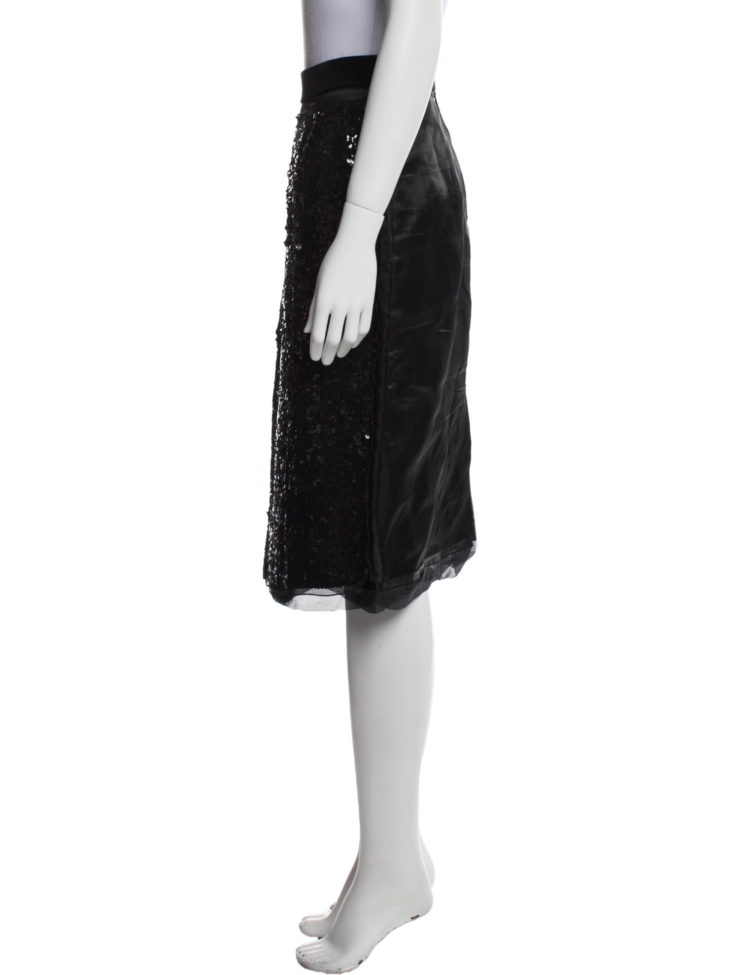 D&G Sequin Embellishments Knee-Length Skirt