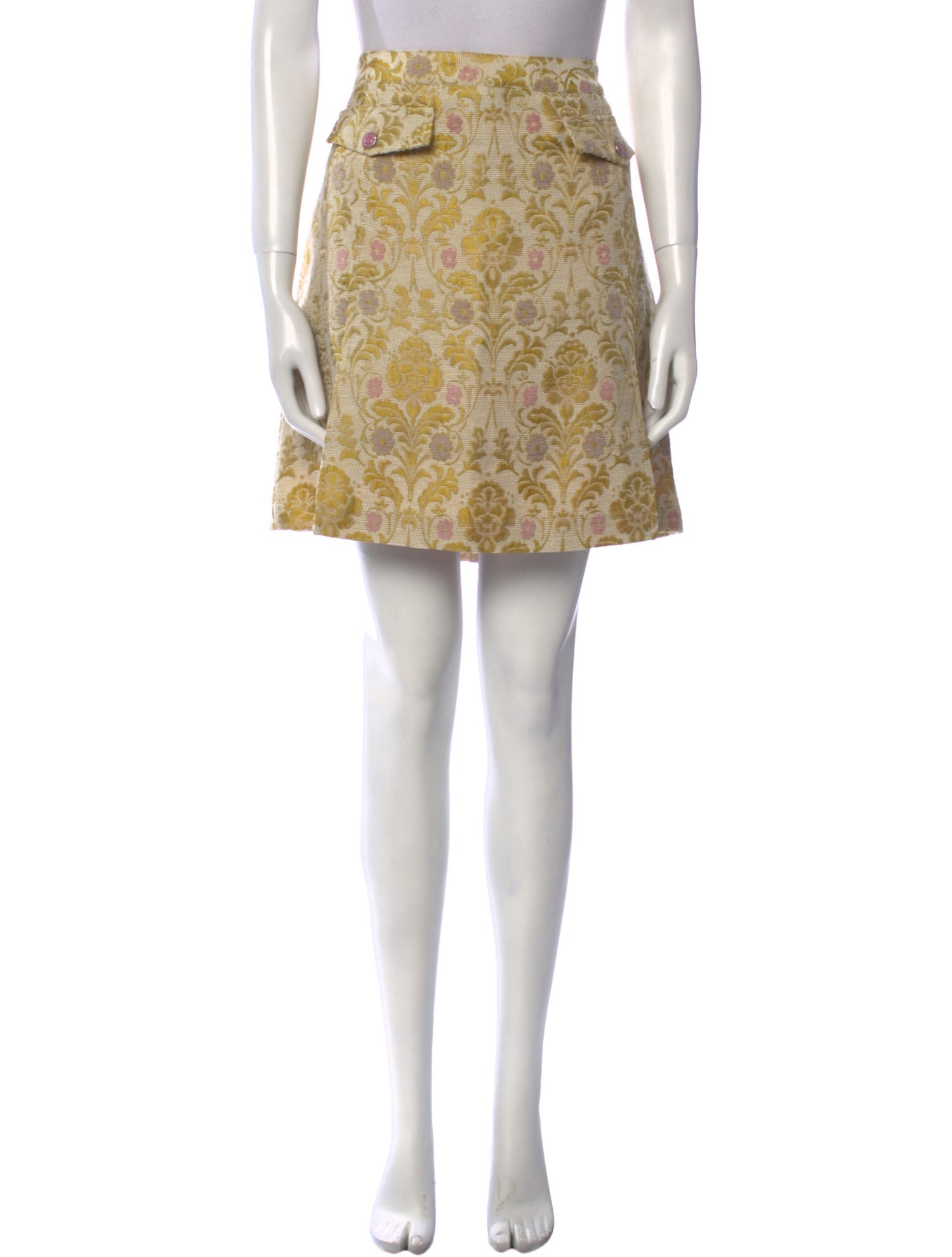 D&G Floral Print Mini Skirt