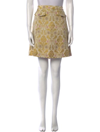 D&G Floral Print Mini Skirt