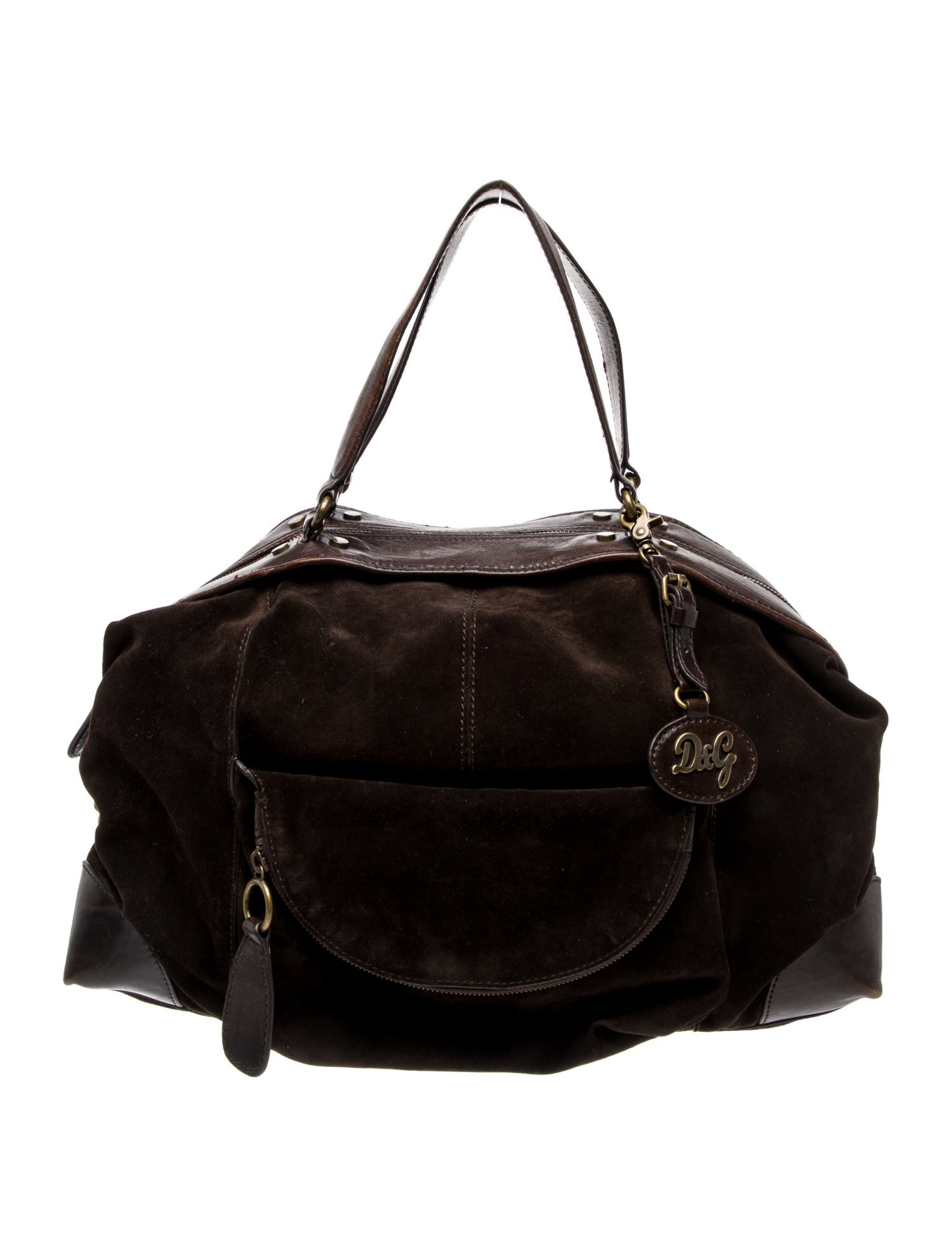 D&G Suede Shoulder Bag