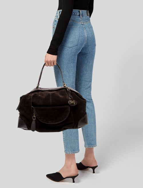 D&G Suede Shoulder Bag