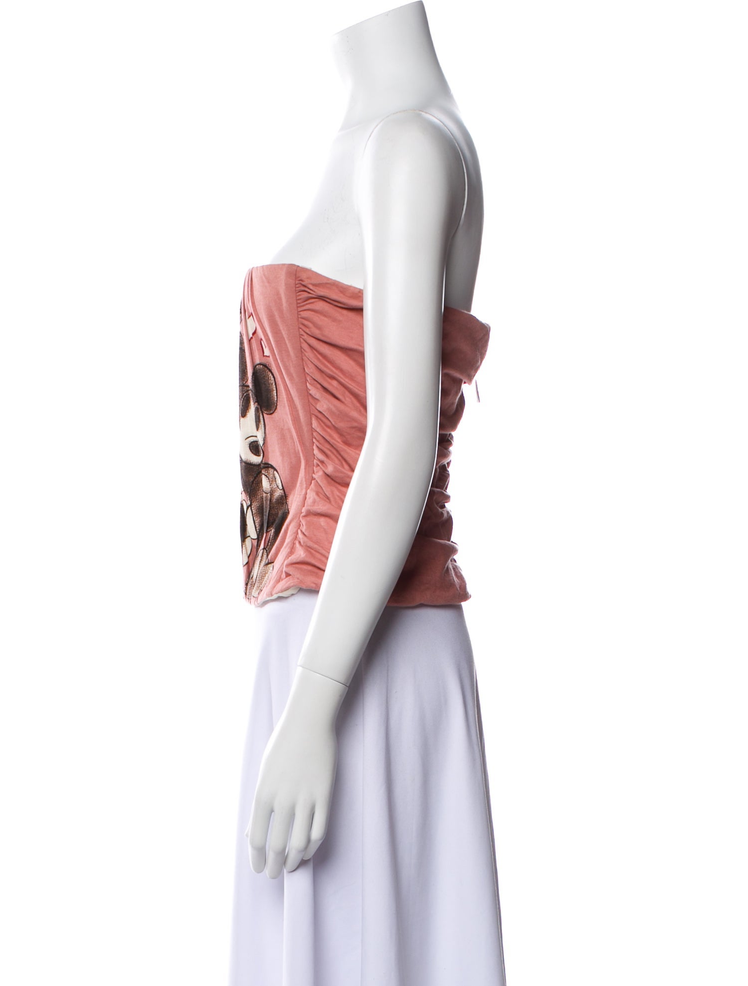 D&G Vintage Printed Crop Top